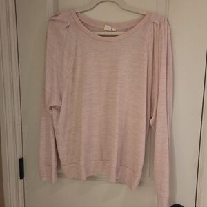Light Pink Long Sleeve Sweater